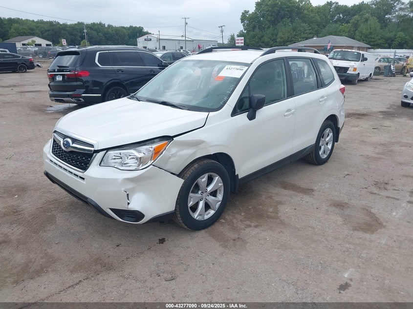 2016 Subaru Forester VIN JF2SJABC3GH456705 IAAI salvage auction — LEFT SIDE, Salvage Title, sold $1,250 on 2026-07-21 (photo 2)