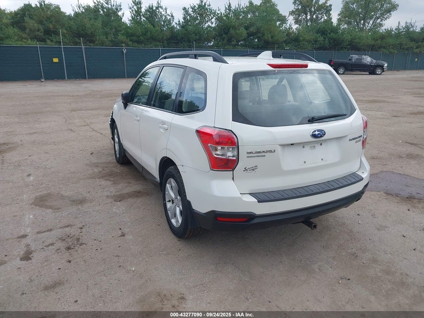 2016 Subaru Forester VIN JF2SJABC3GH456705 IAAI salvage auction — LEFT SIDE, Salvage Title, sold $1,250 on 2026-07-21 (photo 3)