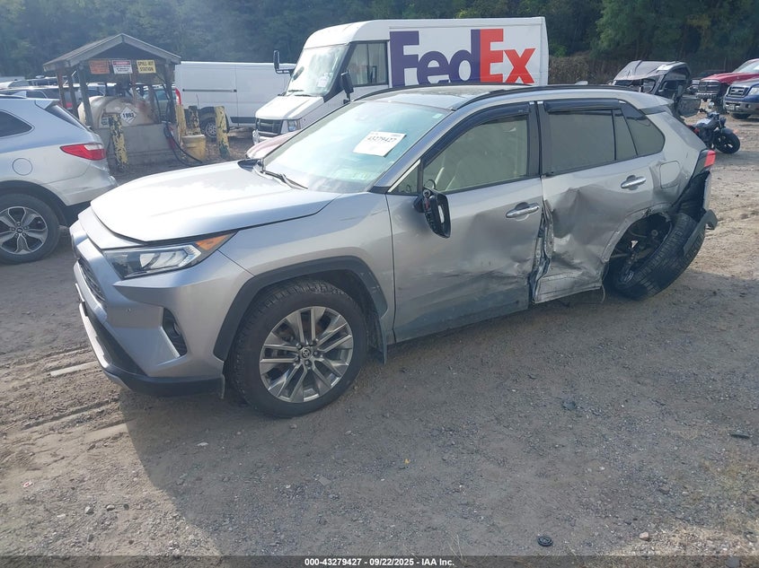 2021 Toyota Rav4 VIN JTMN1RFVXMD083493 IAAI salvage auction — REAR END, Salvage (Vermont), sold $10,750 on 2026-07-30 (photo 2)