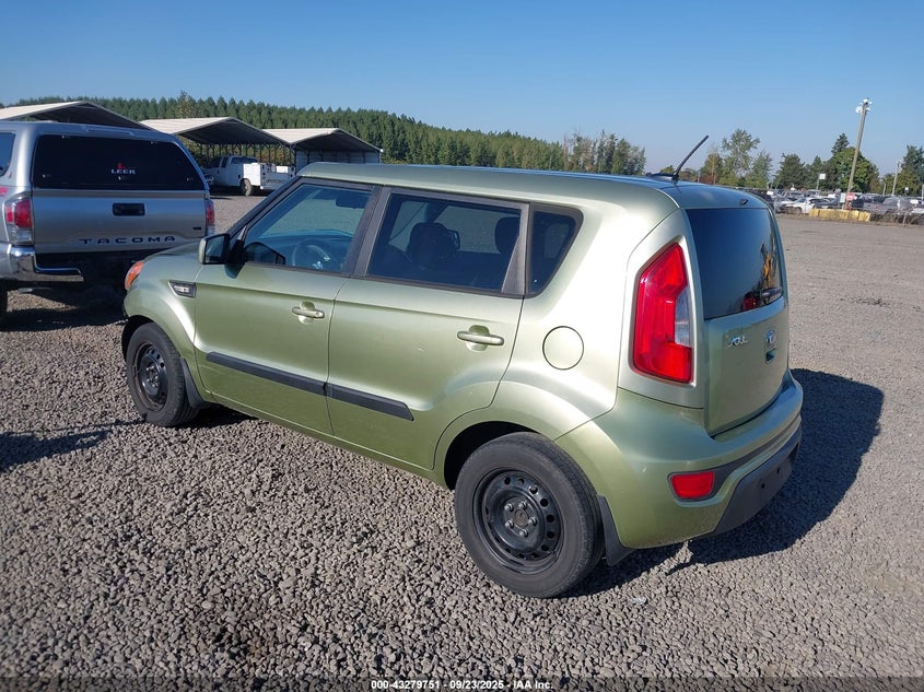 2013 Kia Soul VIN KNDJT2A56D7618406 IAAI salvage auction — FRONT END, Salvage Title, sold $250 on 2026-08-02 (photo 3)