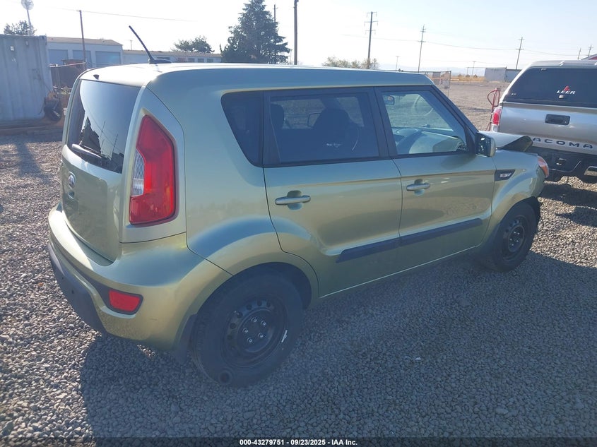 2013 Kia Soul VIN KNDJT2A56D7618406 IAAI salvage auction — FRONT END, Salvage Title, sold $250 on 2026-08-02 (photo 4)