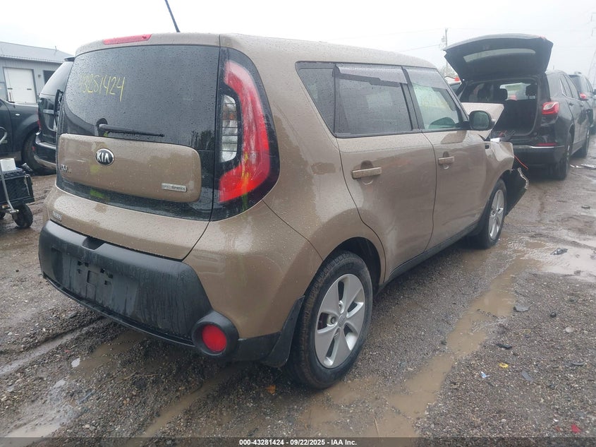 2014 Kia Soul VIN KNDJP3A59E7047151 IAAI salvage auction — FRONT END, Salvage (Indiana), sold $1,000 on 2026-07-15 (photo 4)