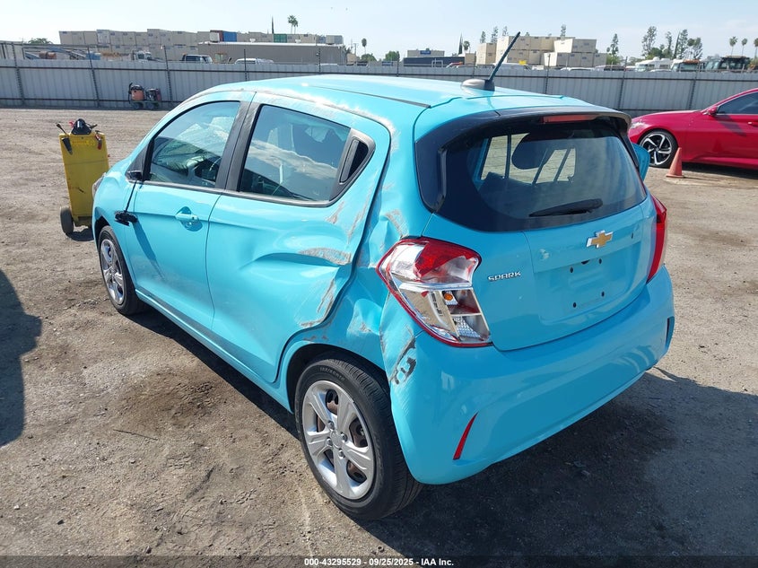 2021 Chevrolet Spark VIN KL8CB6SA4MC225695 IAAI salvage auction — ROLLOVER, Salvage Title, sold $475 on 2026-07-21 (photo 3)