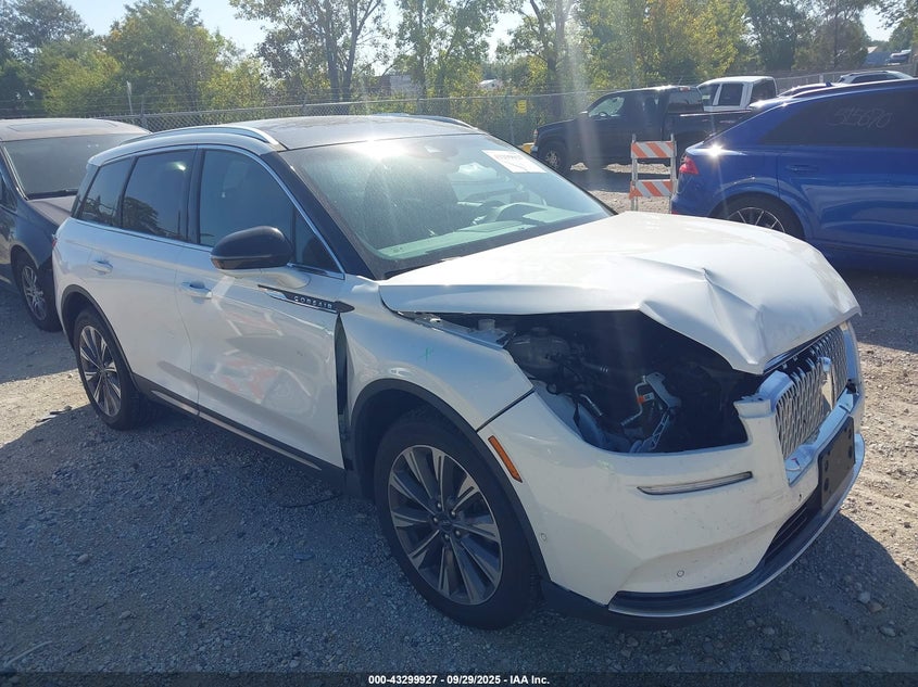 2020 Lincoln Corsair VIN 5LMCJ2DHXLUL22334 IAAI salvage auction — RIGHT FRONT, Salvage (Indiana), sold $2,550 on 2026-07-21 (photo 1)
