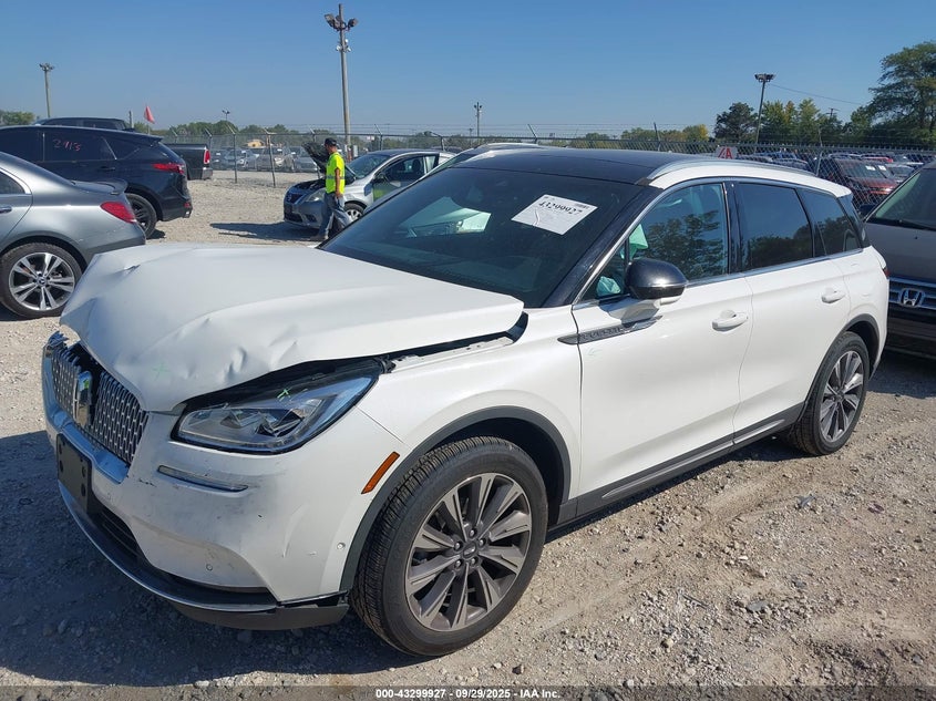 2020 Lincoln Corsair VIN 5LMCJ2DHXLUL22334 IAAI salvage auction — RIGHT FRONT, Salvage (Indiana), sold $2,550 on 2026-07-21 (photo 2)