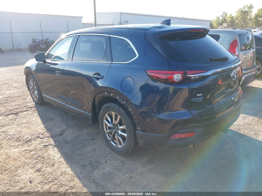 2016 Mazda Cx-9 VIN JM3TCBCY8G0120602 IAAI salvage auction — FRONT END, Salvage (Pennsylvania), sold $3,100 on 2026-07-08 (photo 3)