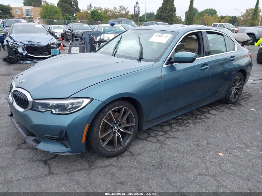 2020 BMW 3 series VIN 3MW5R1J01L8B31963 IAAI salvage auction — FRONT END, Salvage (California), sold $8,100 on 2026-08-20 (photo 2)