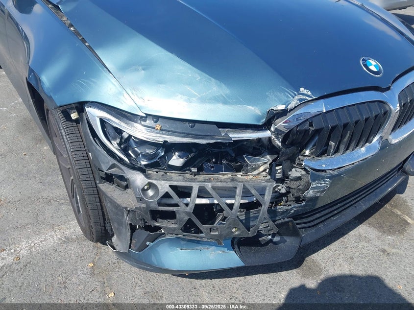 2020 BMW 3 series VIN 3MW5R1J01L8B31963 IAAI salvage auction — FRONT END, Salvage (California), sold $8,100 on 2026-08-20 (photo 6)