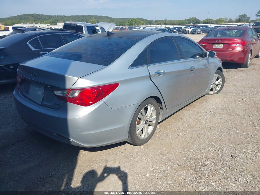 2012 Hyundai Sonata VIN 5NPEC4AC2CH367339 IAAI salvage auction — LEFT FRONT, Clear (Oklahoma), sold $375 on 2026-07-21 (photo 4)