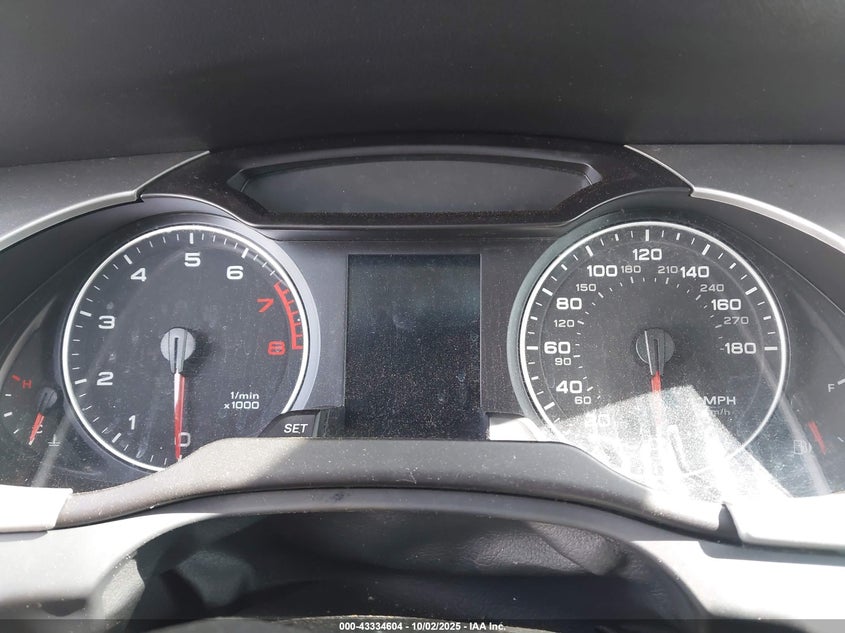 2012 Audi A4 VIN WAUBFAFL0CN013754 IAAI salvage auction — WATER/FLOOD, Salvage Title, sold $400 on 2026-07-16 (photo 7)