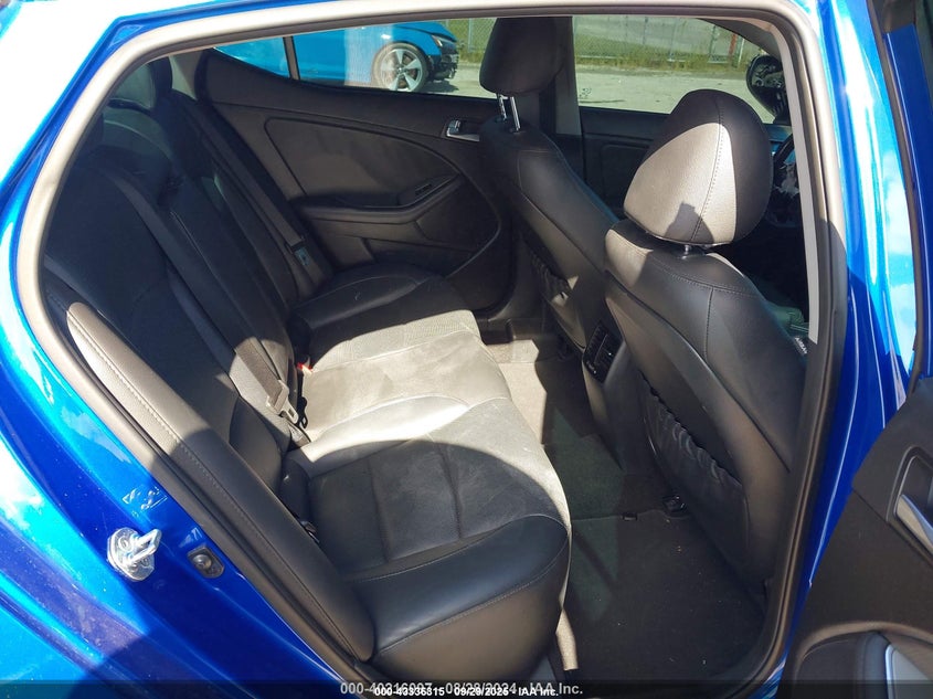 2015 Kia Optima VIN 5XXGR4A77FG474560 IAAI salvage auction — LEFT FRONT, Rebuildable (Florida), sold $500 on 2026-07-22 (photo 8)