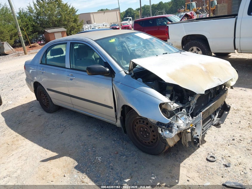 2007 Toyota Corolla VIN JTDBR32E670100414 IAAI salvage auction — FRONT END, Salvage (North Carolina), sold $25 on 2026-07-27 (photo 1)