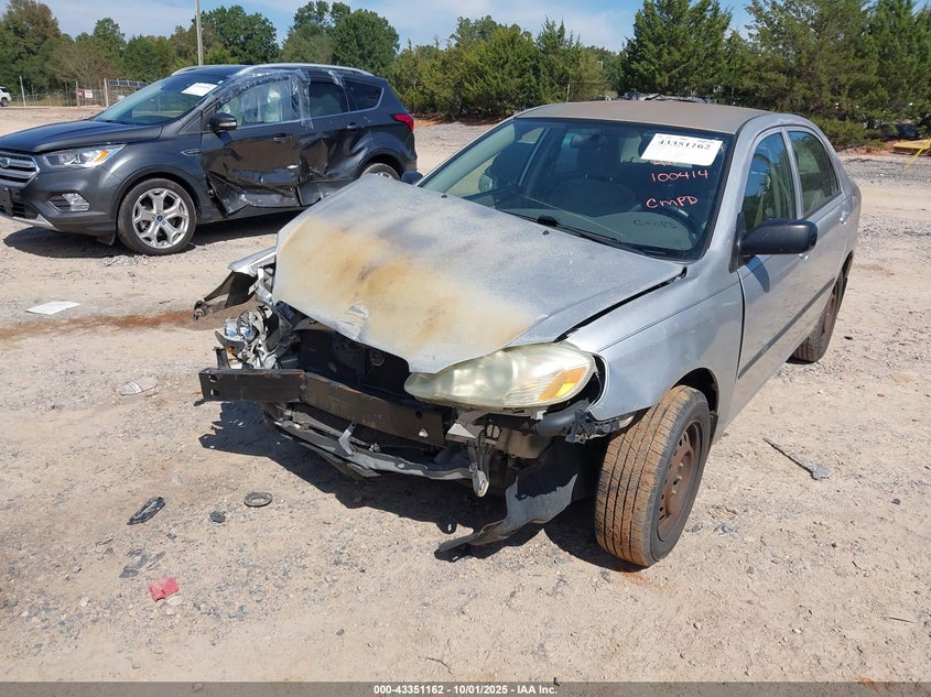 2007 Toyota Corolla VIN JTDBR32E670100414 IAAI salvage auction — FRONT END, Salvage (North Carolina), sold $25 on 2026-07-27 (photo 6)
