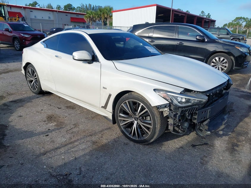 2017 Infiniti Q60 VIN JN1EV7EL9HM551084 IAAI salvage auction — ALL OVER, Salvage Title, sold $1,950 on 2026-07-20 (photo 1)