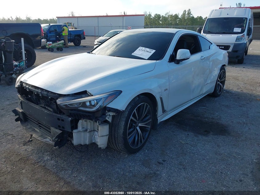 2017 Infiniti Q60 VIN JN1EV7EL9HM551084 IAAI salvage auction — ALL OVER, Salvage Title, sold $1,950 on 2026-07-20 (photo 2)