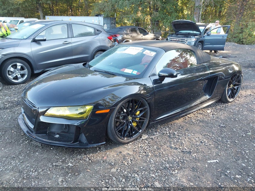 2011 Audi R8 VIN WUAVNAFG0BN001966 IAAI salvage auction — REAR END, Mv-907A (New York), sold $15,600 on 2026-08-04 (photo 2)