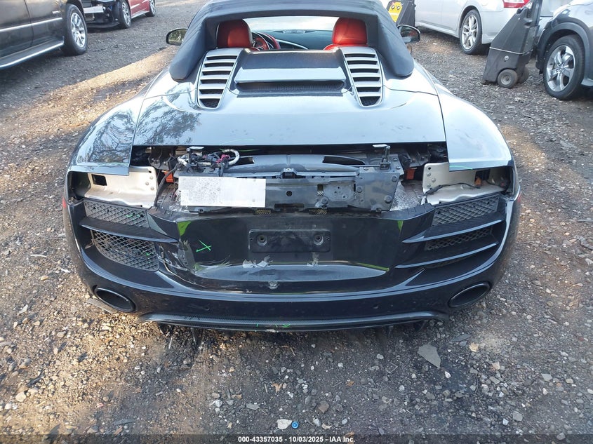 2011 Audi R8 VIN WUAVNAFG0BN001966 IAAI salvage auction — REAR END, Mv-907A (New York), sold $15,600 on 2026-08-04 (photo 6)