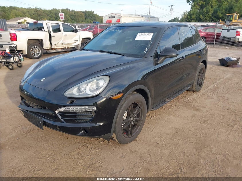 2012 Porsche Cayenne VIN WP1AA2A21CLA00667 IAAI salvage auction — FRONT END, Salvage (Indiana), sold $2,650 on 2026-08-04 (photo 2)
