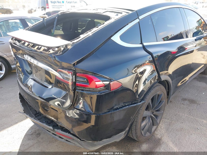 2019 Tesla Model x VIN 5YJXCAE23KF183629 IAAI salvage auction — REAR END, Salvage Title, sold $9,400 on 2026-07-29 (photo 6)
