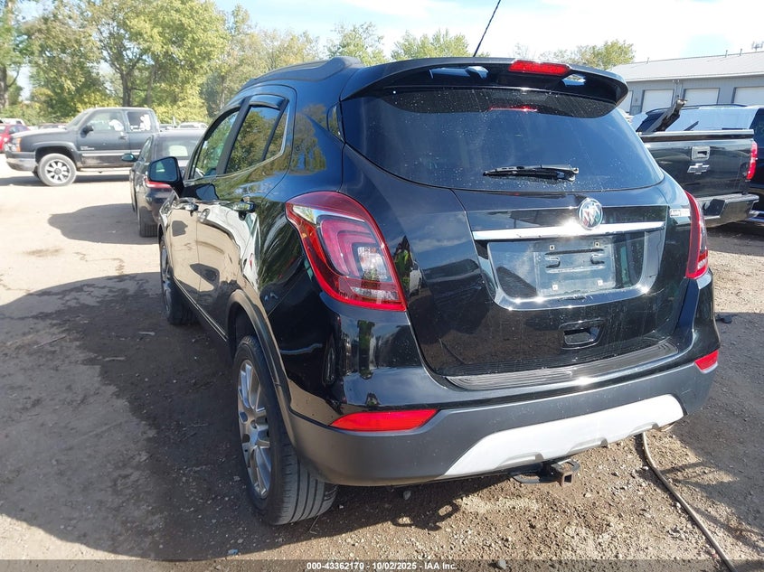 2017 Buick Encore VIN KL4CJ1SB4HB096630 IAAI salvage auction — FRONT END, Clear (Indiana), sold $225 on 2026-07-22 (photo 3)
