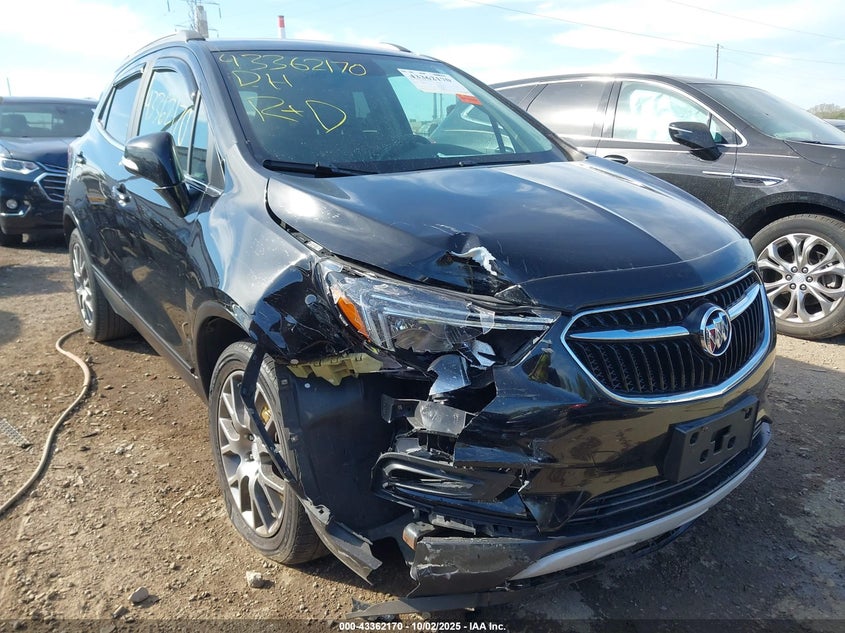 2017 Buick Encore VIN KL4CJ1SB4HB096630 IAAI salvage auction — FRONT END, Clear (Indiana), sold $225 on 2026-07-22 (photo 6)