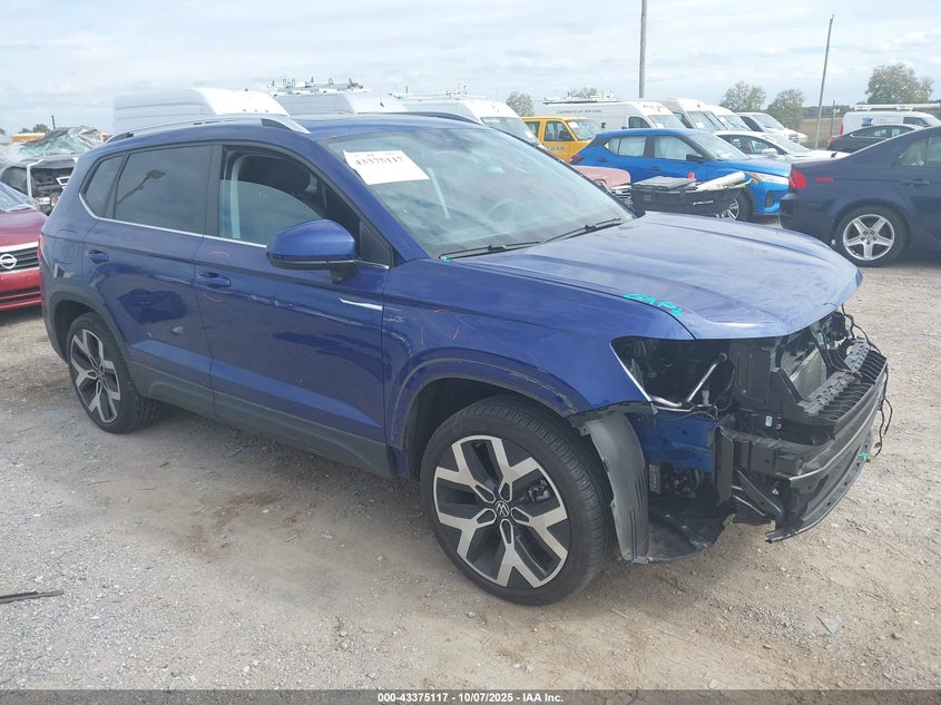 2022 Volkswagen Taos VIN 3VV2X7B21NM038211 IAAI salvage auction — FRONT END, Salvage - 75% Or Less (Maryland), sold $7,200 on 2026-07-15 (photo 1)