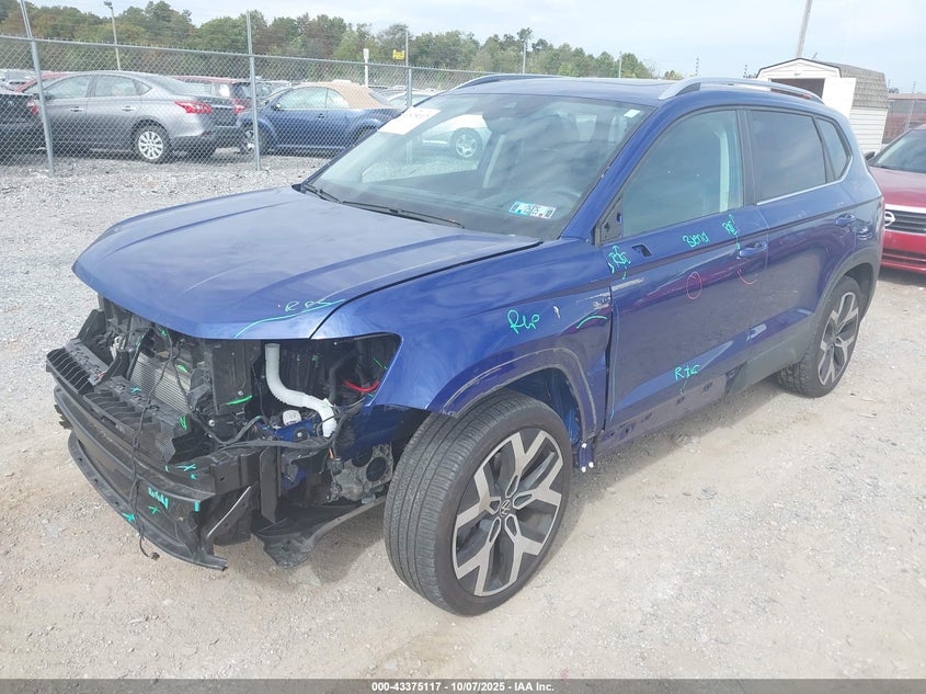 2022 Volkswagen Taos VIN 3VV2X7B21NM038211 IAAI salvage auction — FRONT END, Salvage - 75% Or Less (Maryland), sold $7,200 on 2026-07-15 (photo 2)