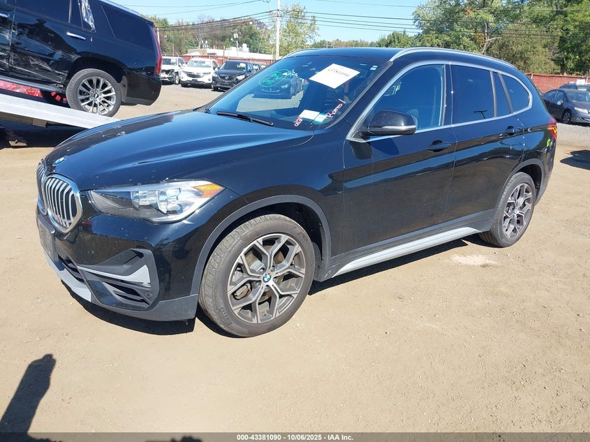 2020 BMW X1 VIN WBXJG9C09L5R33003 IAAI salvage auction — REAR END, Salvage Title, sold $9,275 on 2026-07-08 (photo 2)