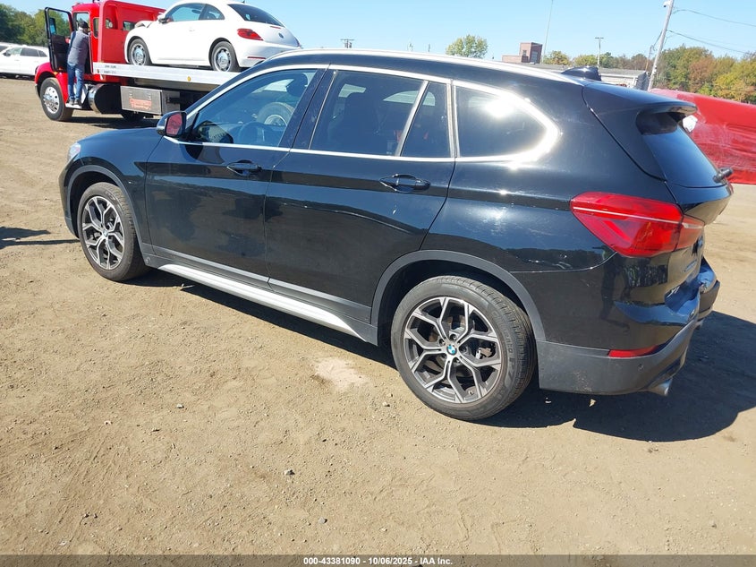 2020 BMW X1 VIN WBXJG9C09L5R33003 IAAI salvage auction — REAR END, Salvage Title, sold $9,275 on 2026-07-08 (photo 3)