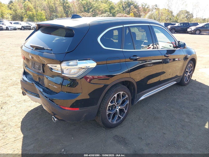 2020 BMW X1 VIN WBXJG9C09L5R33003 IAAI salvage auction — REAR END, Salvage Title, sold $9,275 on 2026-07-08 (photo 4)