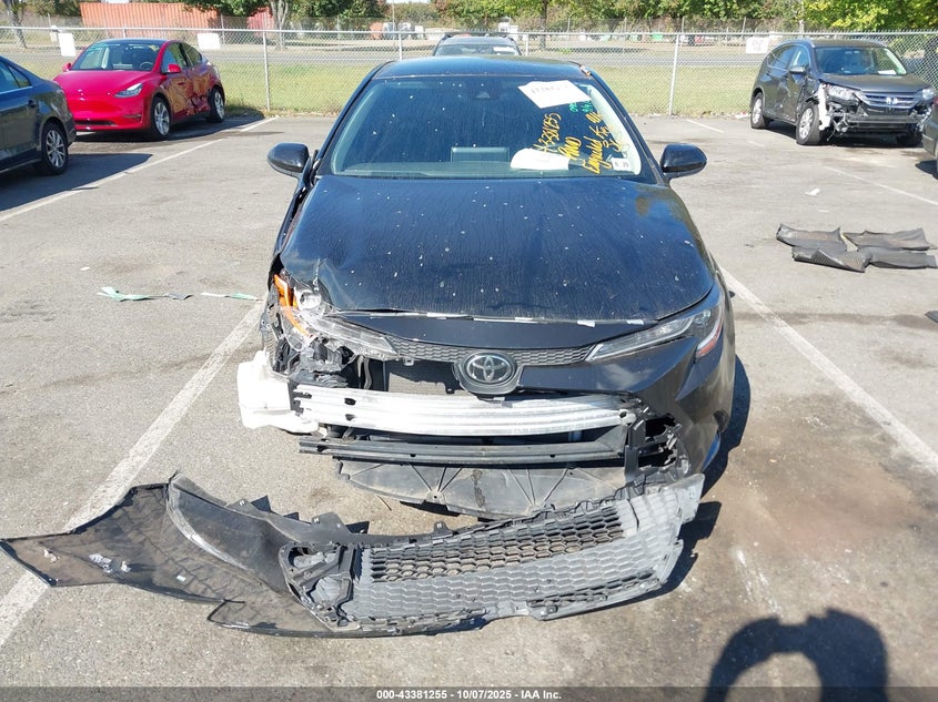 2020 Toyota Corolla VIN JTDEPRAE4LJ095127 IAAI salvage auction — FRONT END, Salvage (New Jersey), sold $3,400 on 2026-07-27 (photo 6)