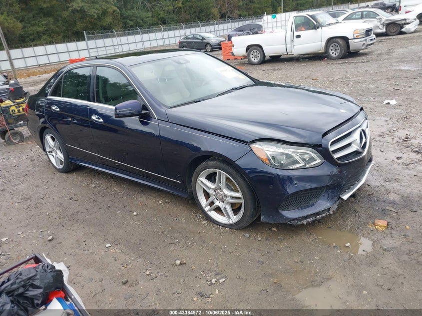 2014 Mercedes-benz E-class VIN WDDHF5KB0EA889239 IAAI salvage auction — SIDE, Salvage Title, sold $1,950 on 2026-08-12 (photo 1)