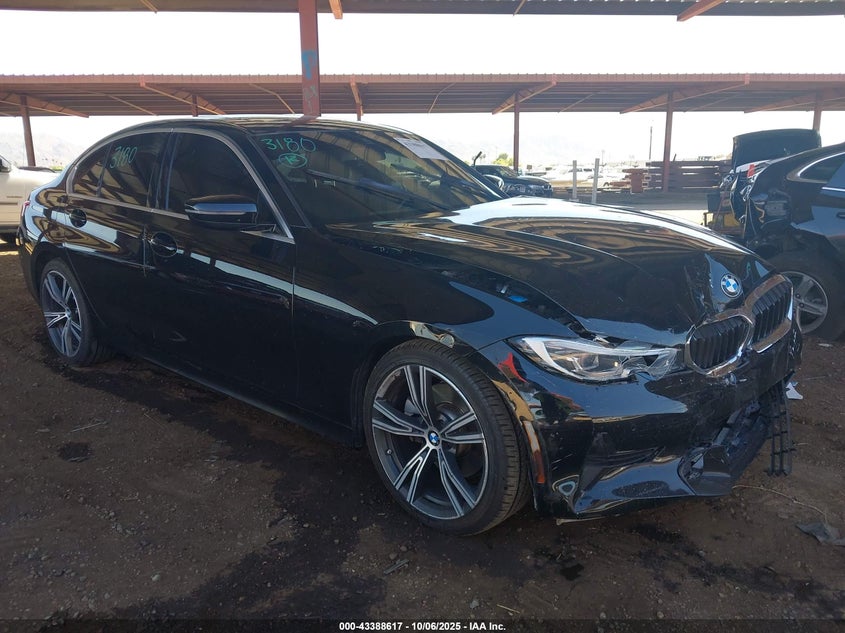 2021 BMW 3 series VIN 3MW5R1J08M8B71250 IAAI salvage auction — FRONT END, Salvage Title, sold $8,700 on 2026-07-05 (photo 1)