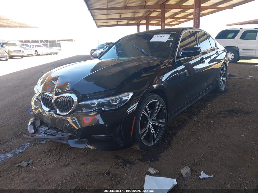 2021 BMW 3 series VIN 3MW5R1J08M8B71250 IAAI salvage auction — FRONT END, Salvage Title, sold $8,700 on 2026-07-05 (photo 2)