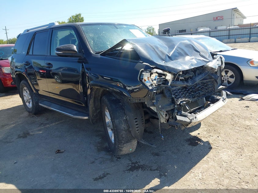 2016 Toyota 4runner VIN JTEZU5JR7G5138701 IAAI salvage auction — ENGINE DAMAGE, Clear (Oklahoma), sold $5,450 on 2026-07-14 (photo 1)