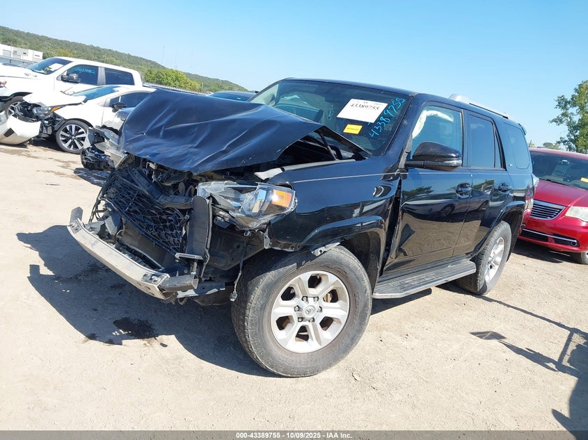 2016 Toyota 4runner VIN JTEZU5JR7G5138701 IAAI salvage auction — ENGINE DAMAGE, Clear (Oklahoma), sold $5,450 on 2026-07-14 (photo 2)