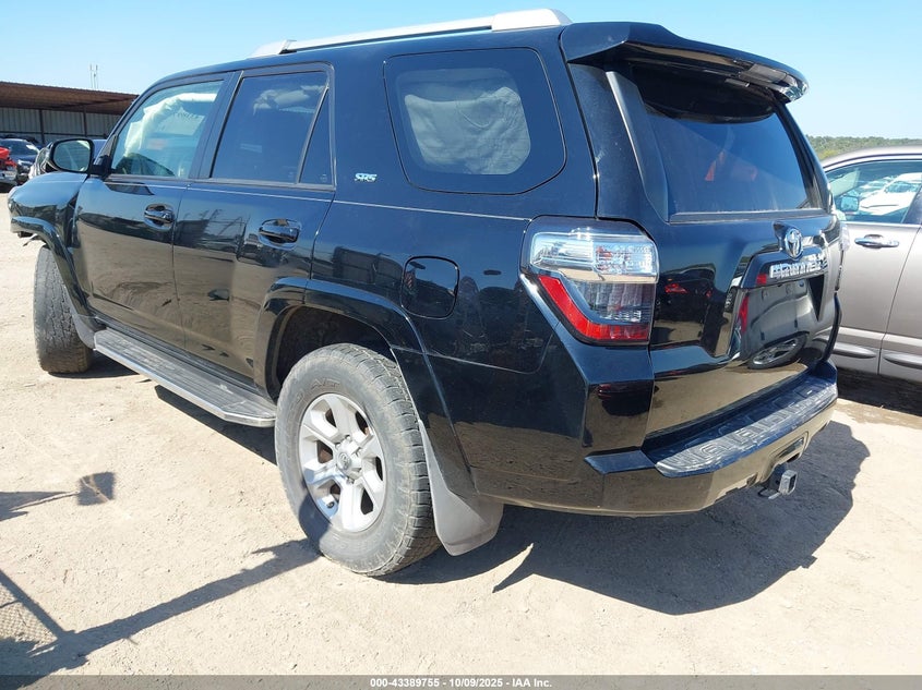 2016 Toyota 4runner VIN JTEZU5JR7G5138701 IAAI salvage auction — ENGINE DAMAGE, Clear (Oklahoma), sold $5,450 on 2026-07-14 (photo 3)