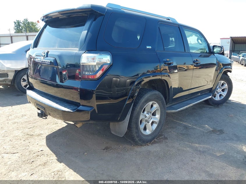 2016 Toyota 4runner VIN JTEZU5JR7G5138701 IAAI salvage auction — ENGINE DAMAGE, Clear (Oklahoma), sold $5,450 on 2026-07-14 (photo 4)
