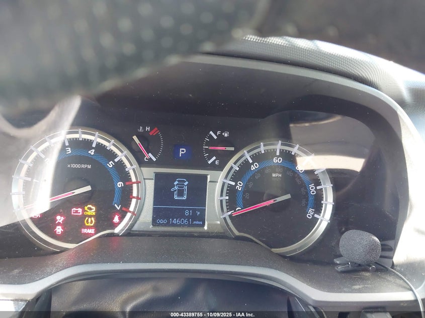2016 Toyota 4runner VIN JTEZU5JR7G5138701 IAAI salvage auction — ENGINE DAMAGE, Clear (Oklahoma), sold $5,450 on 2026-07-14 (photo 7)