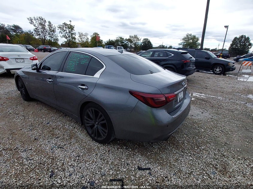 2020 Infiniti Q50 VIN JN1EV7AP1LM204303 IAAI salvage auction — THEFT, Salvage (Illinois), sold $2,550 on 2026-07-28 (photo 3)