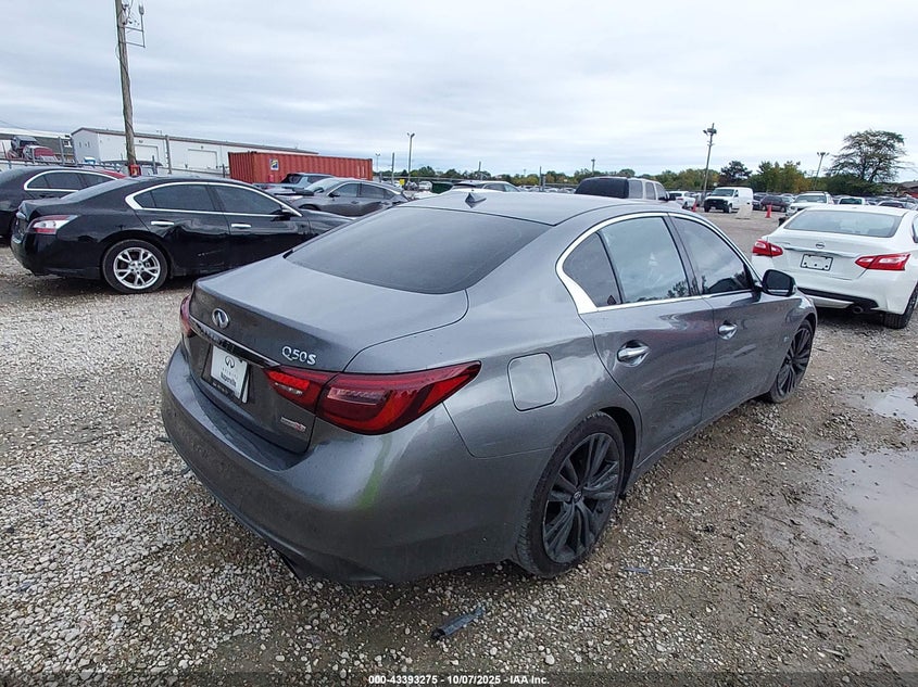 2020 Infiniti Q50 VIN JN1EV7AP1LM204303 IAAI salvage auction — THEFT, Salvage (Illinois), sold $2,550 on 2026-07-28 (photo 4)