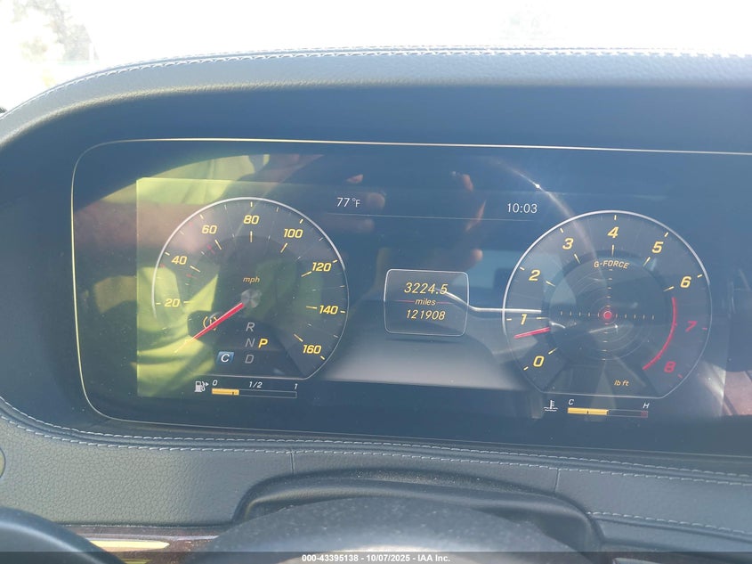 2018 Mercedes-benz S class VIN WDDUG8DB2JA394416 IAAI salvage auction — FRONT END, Salvage (New Jersey), sold $12,500 on 2026-08-19 (photo 7)
