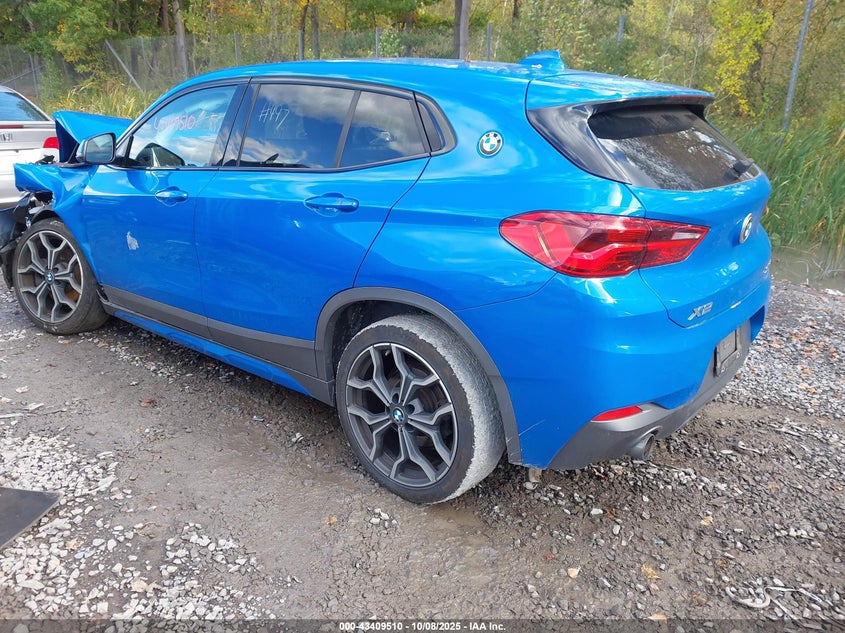 2018 BMW X2 VIN WBXYJ5C39JEF79521 IAAI salvage auction — FRONT END, Mv-907A (New York), sold $1,000 on 2026-07-14 (photo 3)