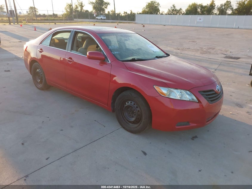 2007 Toyota Camry VIN 4T1BE46K27U124165 IAAI salvage auction — REPOSSESSION, Original (Texas), sold $500 on 2026-07-10 (photo 1)