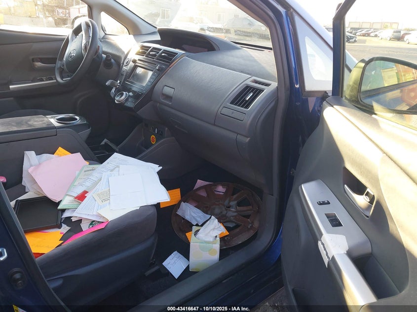 2013 Toyota Prius v VIN JTDZN3EUXD3225634 IAAI salvage auction — THEFT, Salvage (California), sold $1,950 on 2026-07-22 (photo 5)
