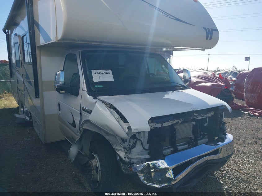 2021 Ford E-450 VIN 1FDXE4FN8MDC14853 IAAI salvage auction — FRONT END, Salvage (California), sold $13,500 on 2026-07-13 (photo 1)