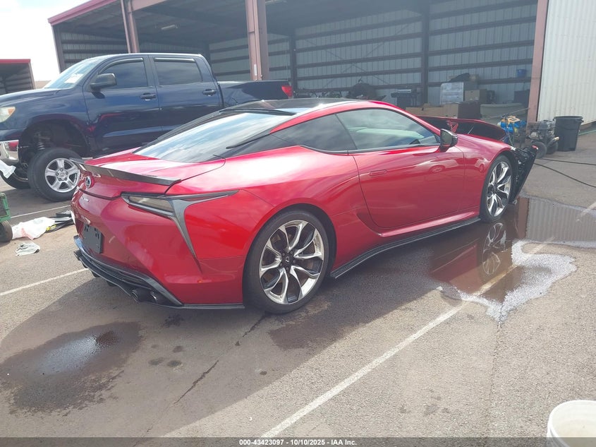 2021 Lexus Lc VIN JTHAP5AY2MA101170 IAAI salvage auction — FRONT END, Clear (Hawaii), sold $36,150 on 2026-07-07 (photo 4)