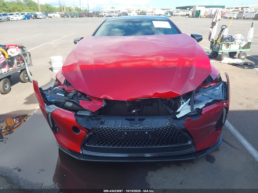 2021 Lexus Lc VIN JTHAP5AY2MA101170 IAAI salvage auction — FRONT END, Clear (Hawaii), sold $36,150 on 2026-07-07 (photo 6)