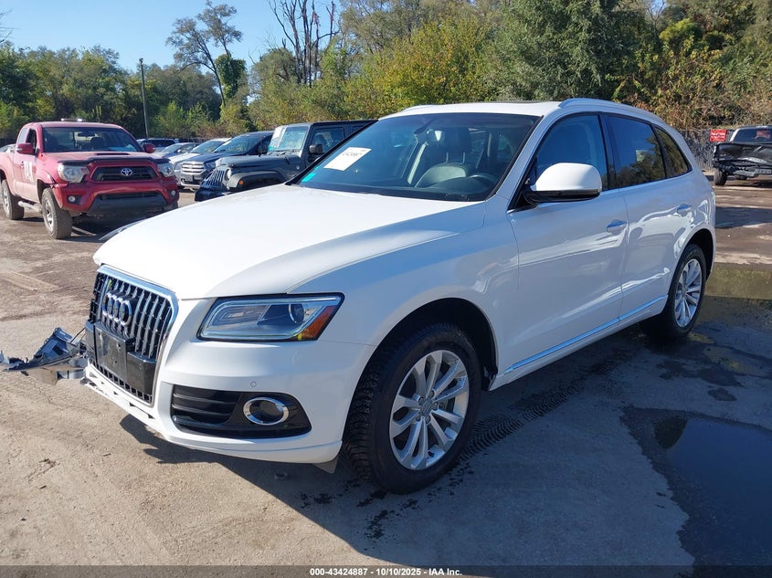 2016 Audi Q5 VIN WA1L2AFP6GA017515 IAAI salvage auction — FRONT END, Salvage Title, sold $1,650 on 2026-07-29 (photo 2)