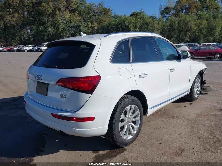2016 Audi Q5 VIN WA1L2AFP6GA017515 IAAI salvage auction — FRONT END, Salvage Title, sold $1,650 on 2026-07-29 (photo 4)
